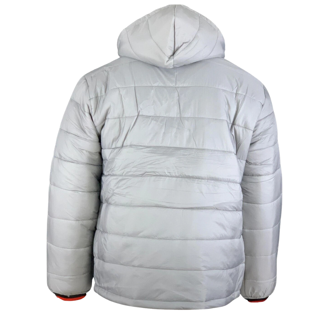 Clothing Hub Men's Grey Lightweight Puffer Jacket