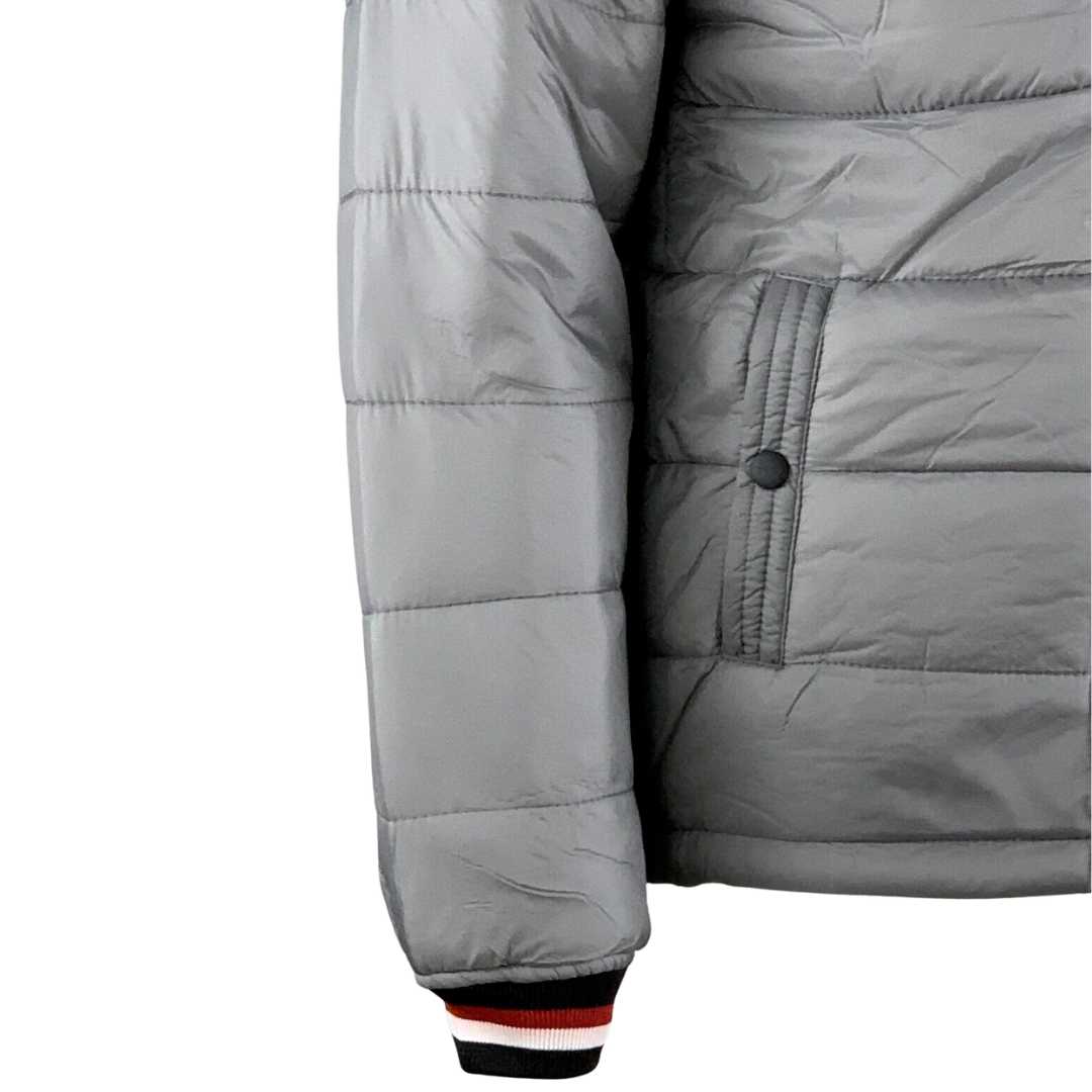 Clothing Hub Men's Grey Lightweight Puffer Jacket