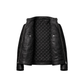 Clothing Hub Men's Black Leather Biker Jacket